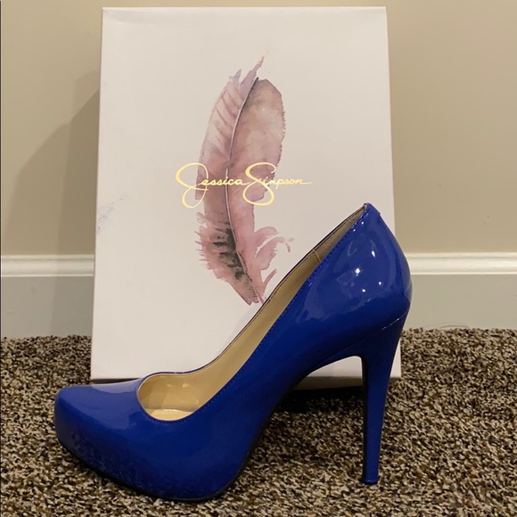 Jessica Simpson | Shoes | Brand New Royal Blue Heels Size | Poshmark